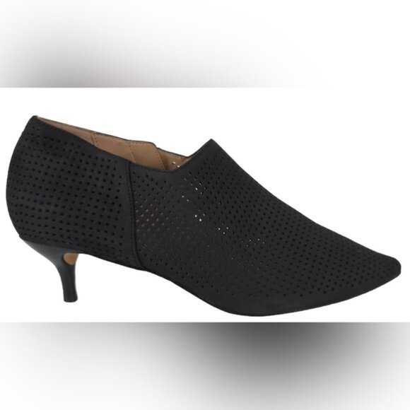 NWOB FRANCO SARTO LEATHER UPPER DEEPA2 Fashion Suede Ankle Bootie Size 9.5M - Picture 3 of 14